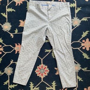 GAP Slim Cropped Printed Chinos